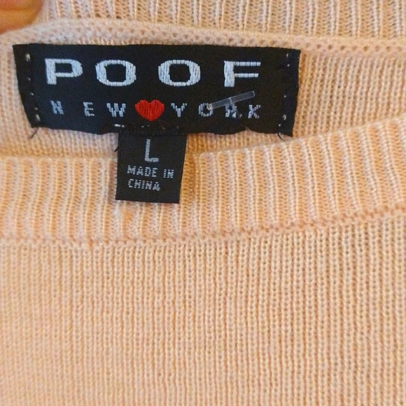 Poop new York oversized boxy sweater lg - Picture 3 of 6